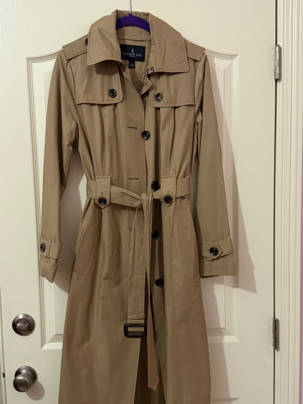NEW w/o tags London Fog Trench Coat - Size Small